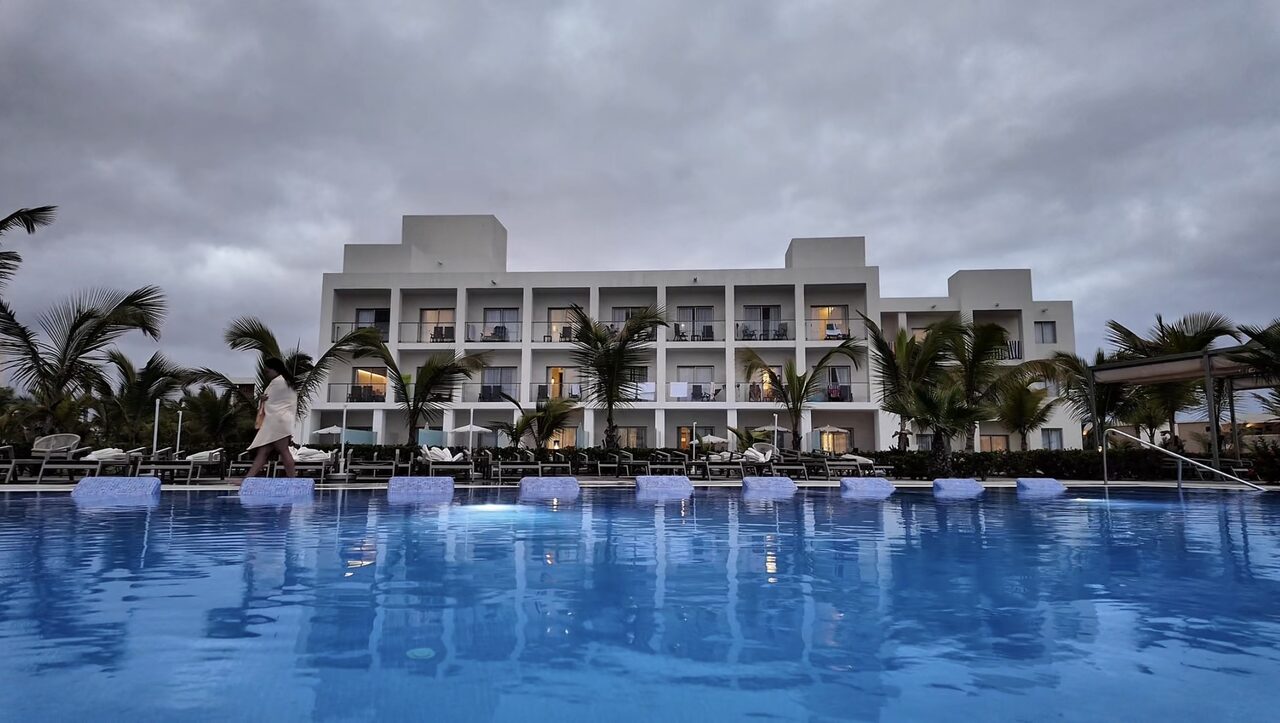 Poolside resort film, Sal, Cape Verde