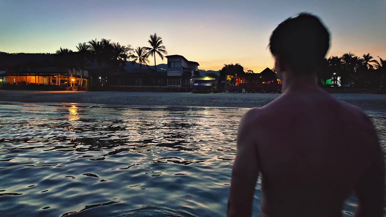 Beachfront hotel film, Koh Samui, Thailand